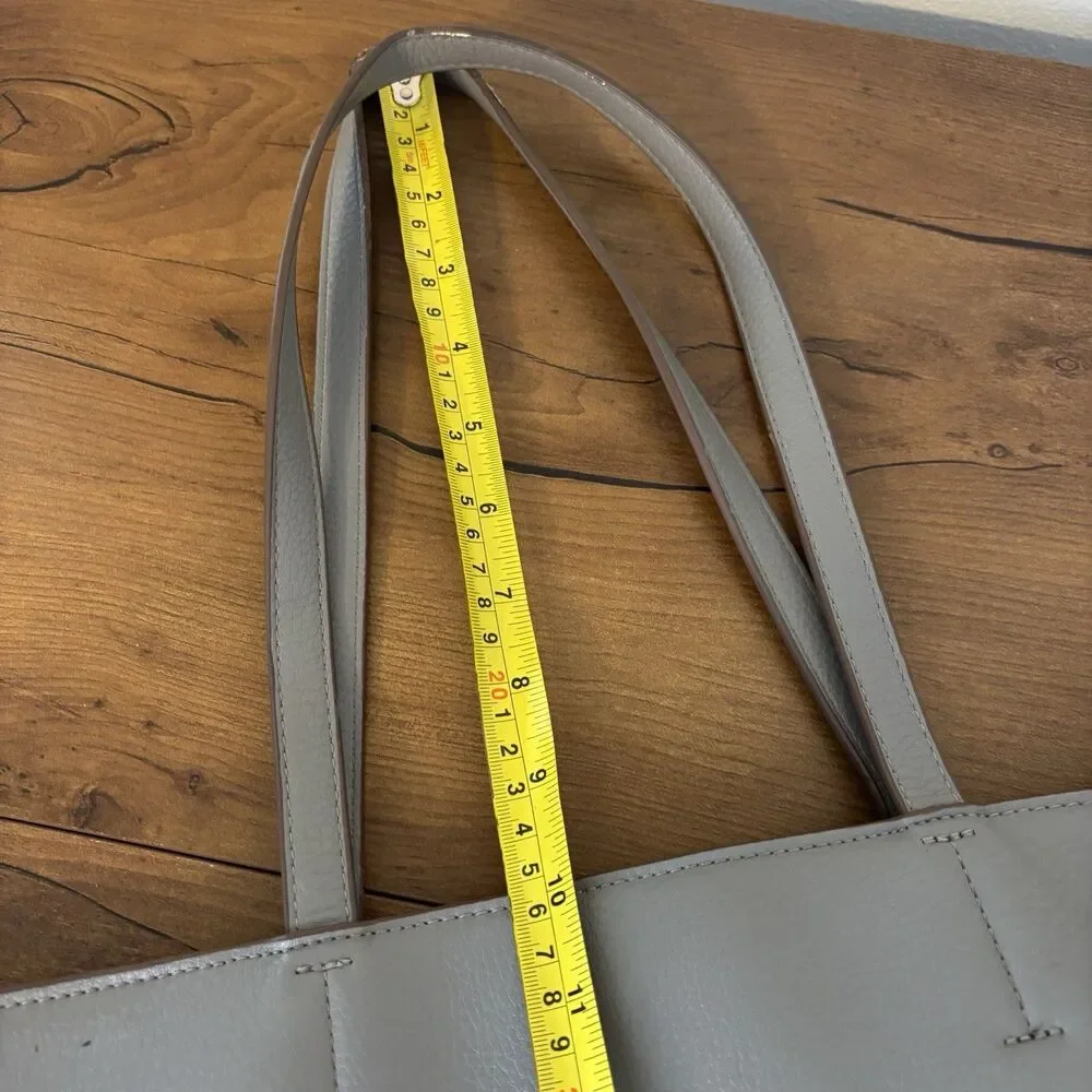 Anne Klein Gray Large Shoulder Tote Bag Purse